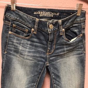 AEO Skinny Distressed Jeans